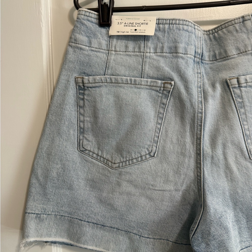 Maurices Light Blue Jean Shorts - Picture 5 of 5